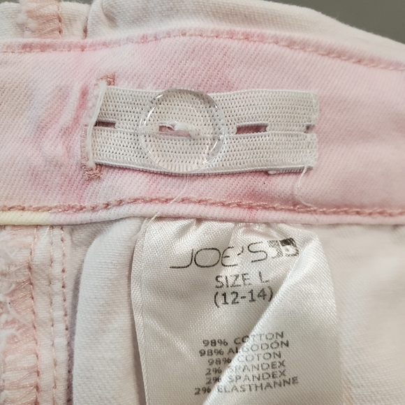 Joe's Pocketed Button Down Tie Dye Denim Romper Junior Large 12-14 - Picture 9 of 13